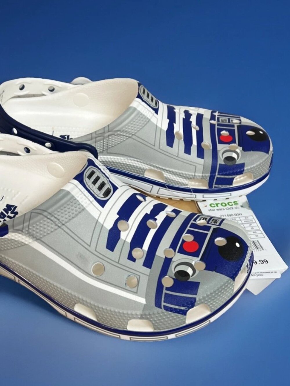 Crocs Classic Clog R2-D2 Star Wars 211490-90H Men's Size 8 NWT